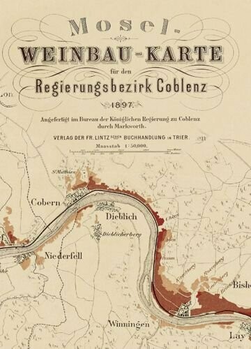 Die historischen Mosel-Weinbaukarten komplett