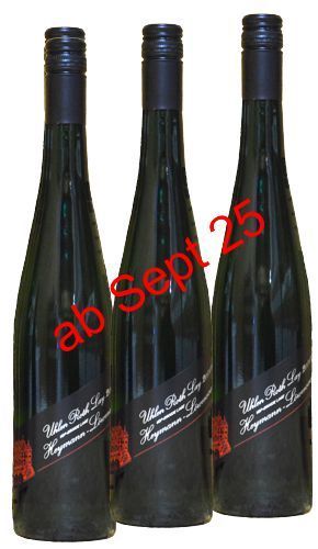 Probe Uhlen Roth Lay GG. Je eine Flasche aus 2015, 2021 und 2023