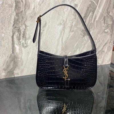 Saint Laurent Hobo Bag Croco