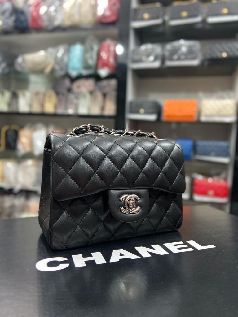 Chanel Wallet On Chain Lambskin Silver Hardware