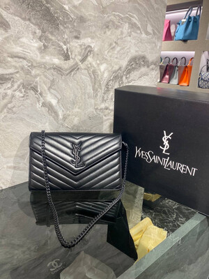 Saint Laurent Quilted Shoulder Bag