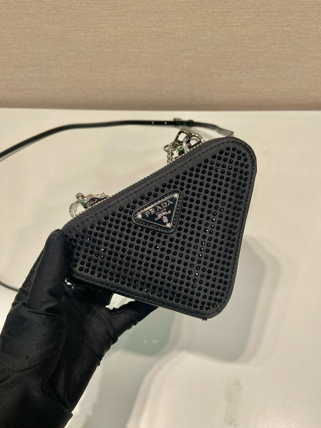 Saffianao Leather Mini Pouch