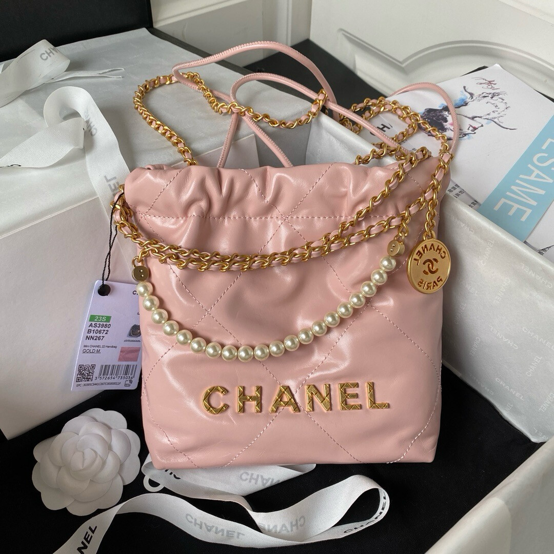 22 Mini Bag Gold Hardware (Orginal Quality)