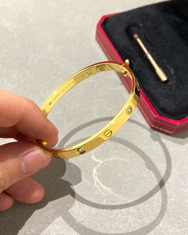 Love Bracelet With Stone