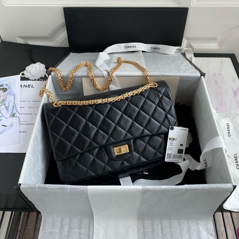 Double Flap Bag Leather Gold Hardware (Orginal Quality)