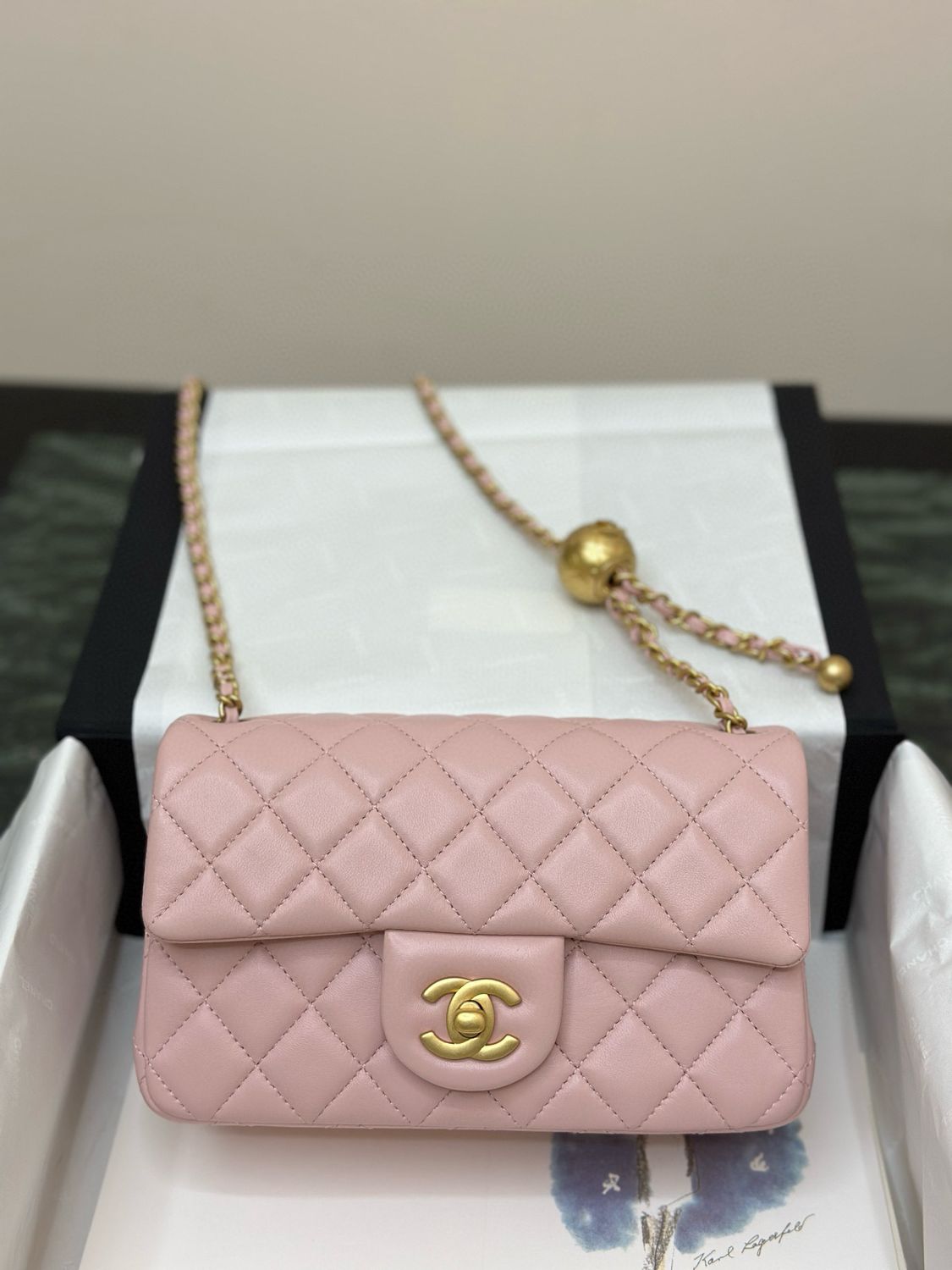 Flap Bag Lambskin Leather Gold Hardware (Orginal Quality)