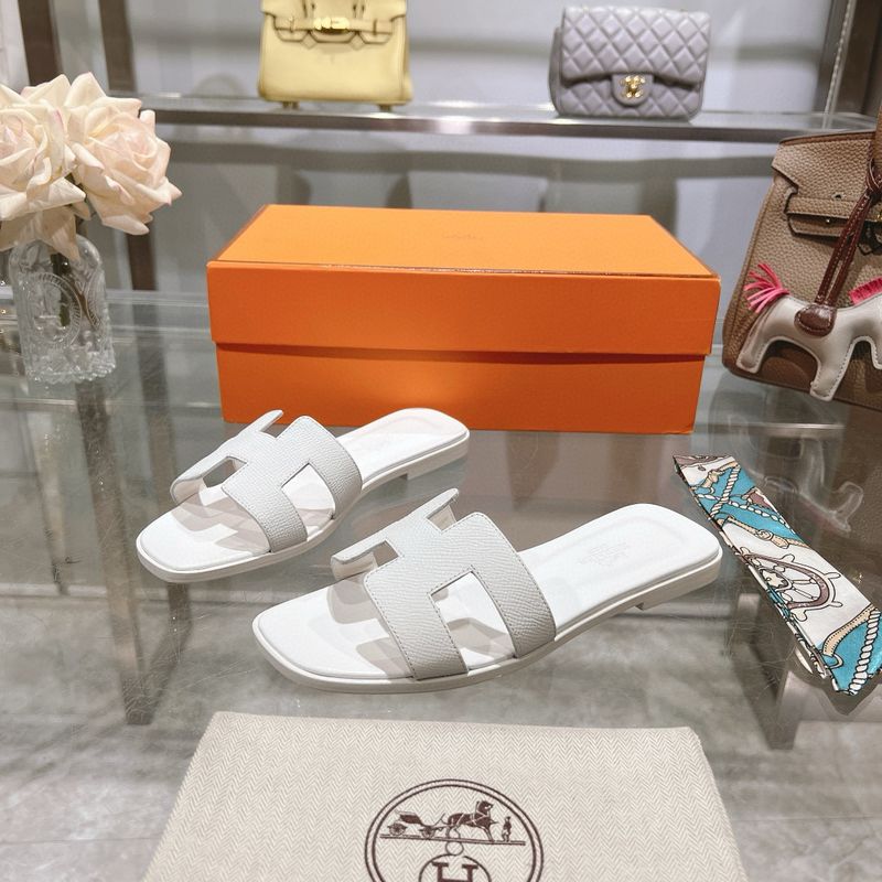 HR Sandals Epsom Leather(White)