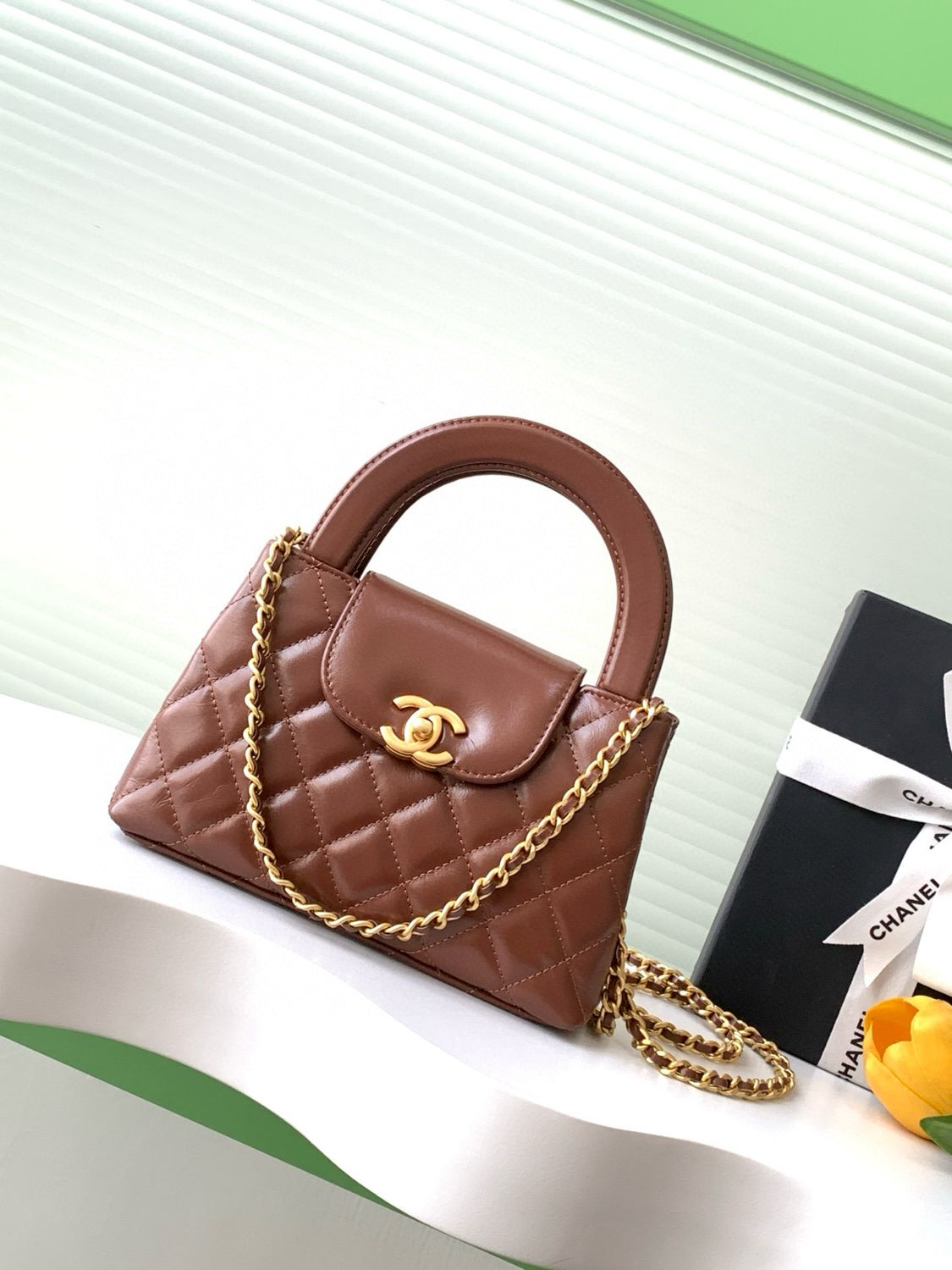 Kelly Bag Lambskin Leather Gold Hardware (Orginal Quality)