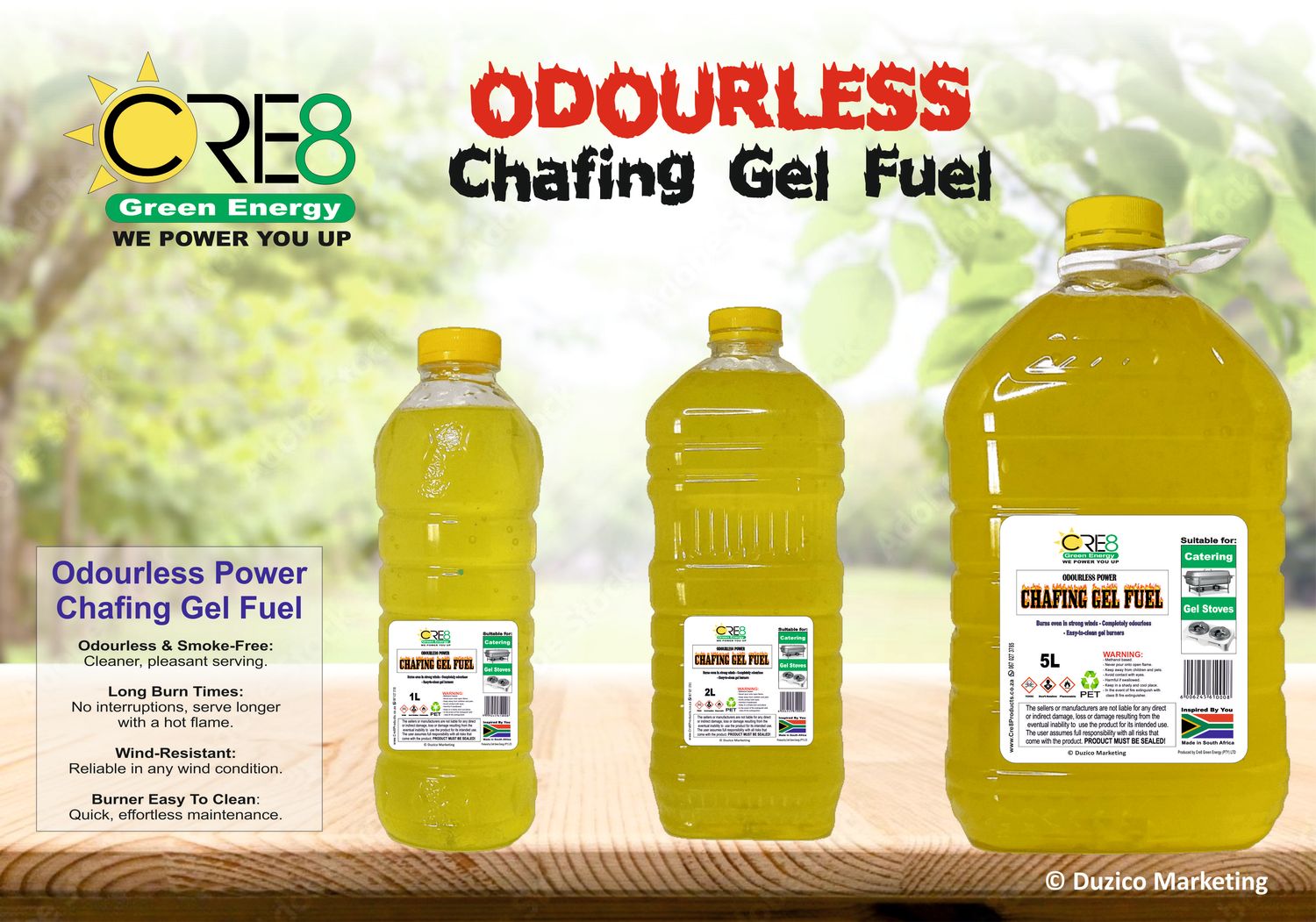 Odourless Chafing Gel Fuel Line