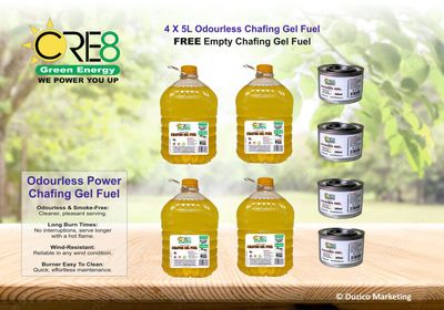 Volume Deal: 20L Chafing Gel (4×5L) + 4x FREE Tins: Free Delivery