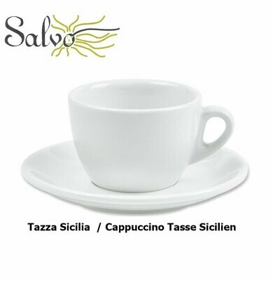 Cappuccino Set * Sicilien * 1 Tassen und 1 Untertassen Gastronomie Qualität