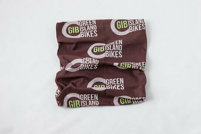 GIB Halstuch / Multifunktionstuch / braun-grau