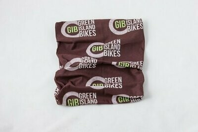 GIB Halstuch / Multifunktionstuch / braun-grau