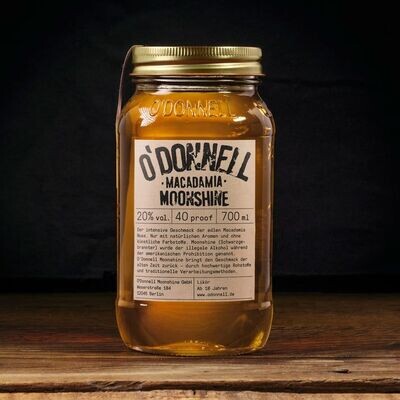 O-DONNELL MOONSHINE Macadamia 700ml O-DONNELL MOONSHINE Macadamia 700ml