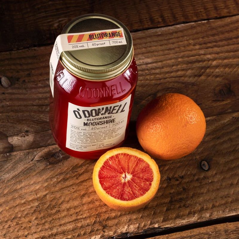 O-DONNELL MOONSHINE Blutorange 700ml O-DONNELL MOONSHINE Blutorange 700ml