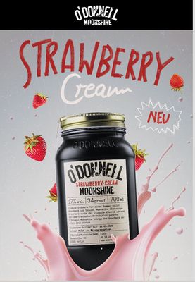 O-DONNELL MOONSHINE Strawberry-Cream 700ml O-DONNELL MOONSHINE Strawberry-Cream 700ml