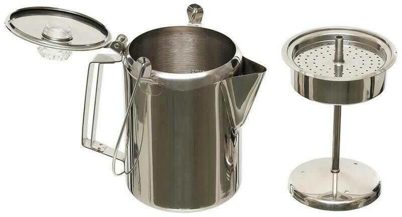 Kaffeekanne mit Perkolator Kaffeekanne mit Perkolator
