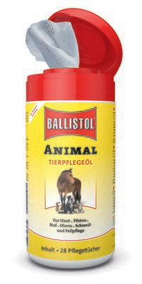 Ballistol Tierpflegeöl / Tierpflege (Tücher)