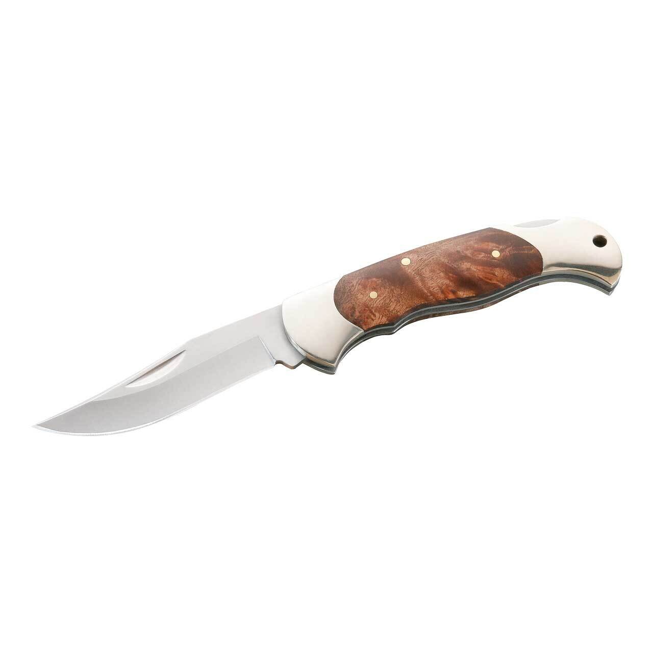 Taschenmesser, AISI 420, Wurzelholz