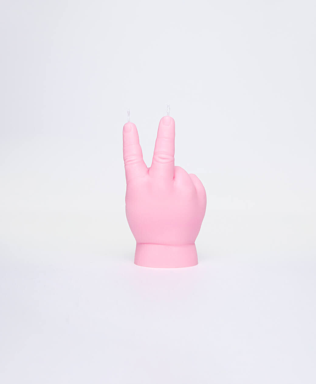Candle Hand Baby "PEACE", Kerze pink