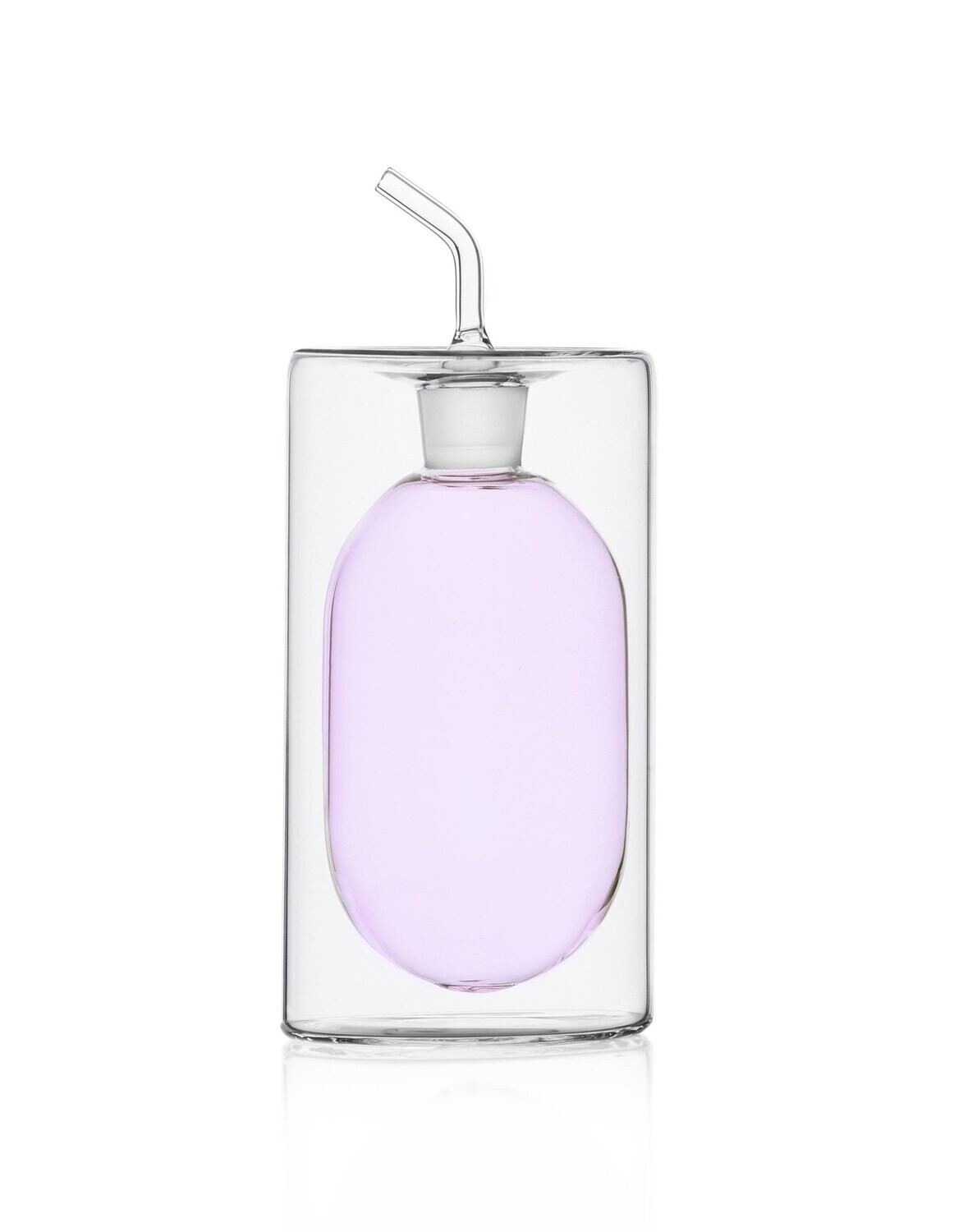 Ölflasche "Cilindro", pink, 250ml