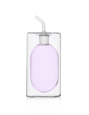 Ölflasche "Cilindro", pink, 250ml