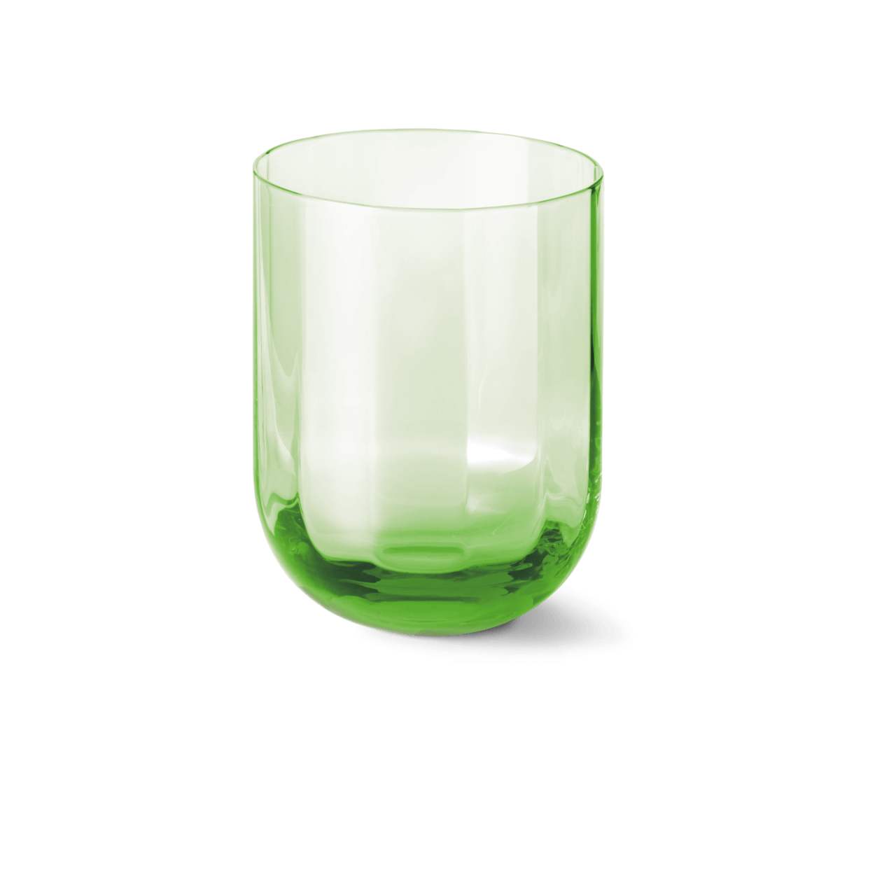 Glas "Rotondo Optic", grün, 0,25l