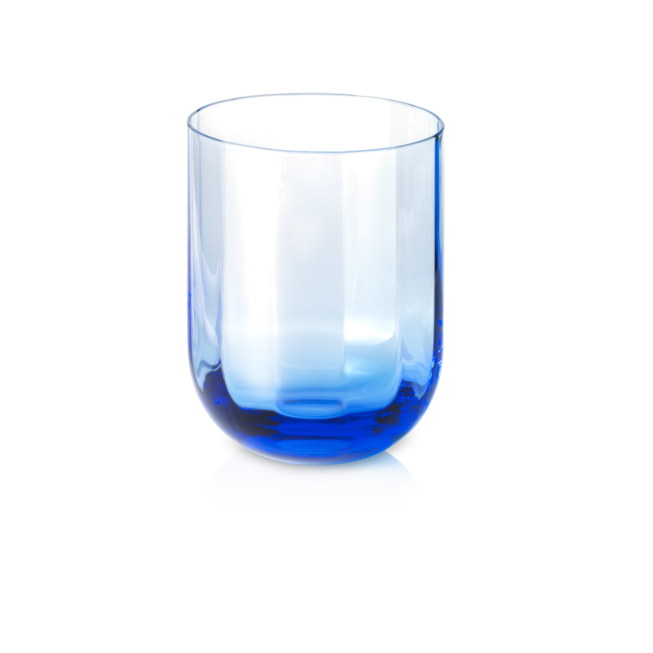 Glas "Rotondo Optic", azurblau, 0,25l