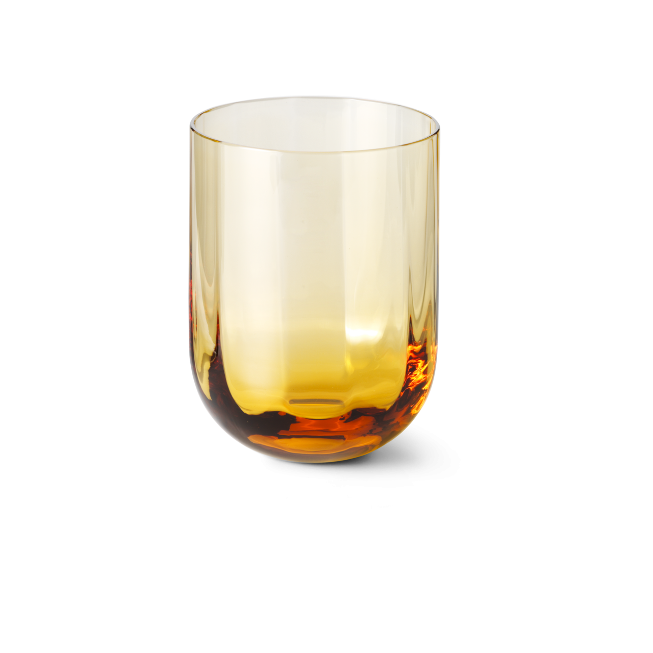 Glas "Rotondo Optic", bernstein, 0,25l