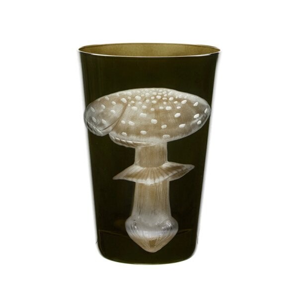 Tumbler "Mushrooms", Fly Amanita, moss