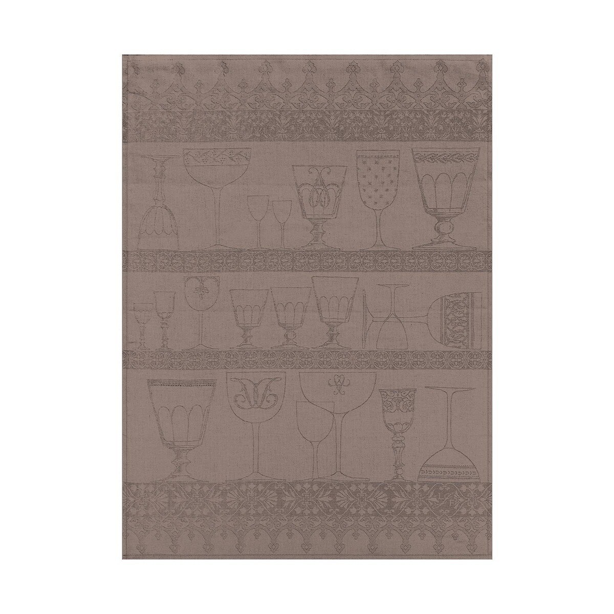 Geschirrtuch "Cristal" poivre gris, 80x60, Leinen