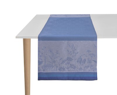 Tischläufer "Instant Bucolique" bleuet, 50x150, Leinen