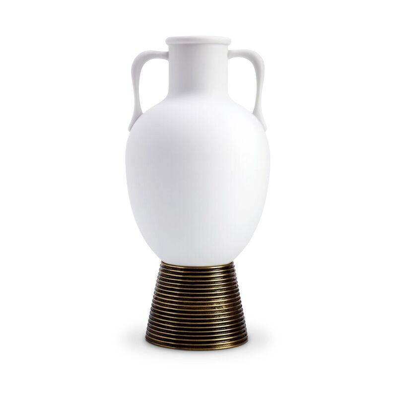 Räucherstäbchen-Halter "Amphora" von L´Objet - white & gold