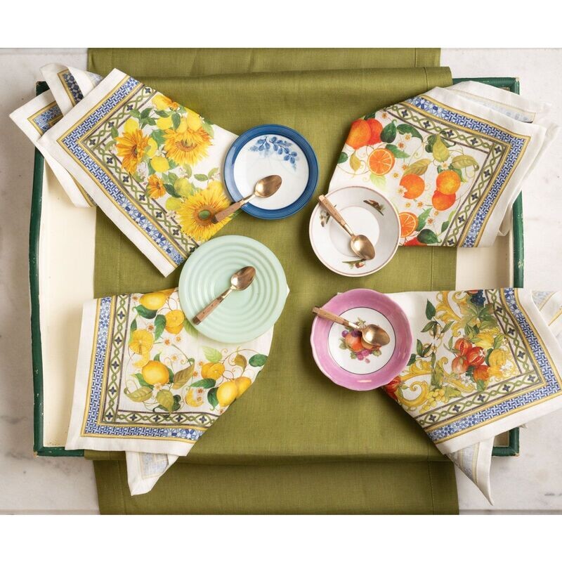 Servietten Servietten "Amalfi", 4er Set, Leinen