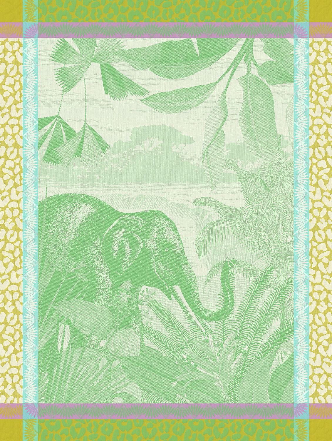 Geschirrtuch "Sinharaja" jungle, 80x60, Baumwolle