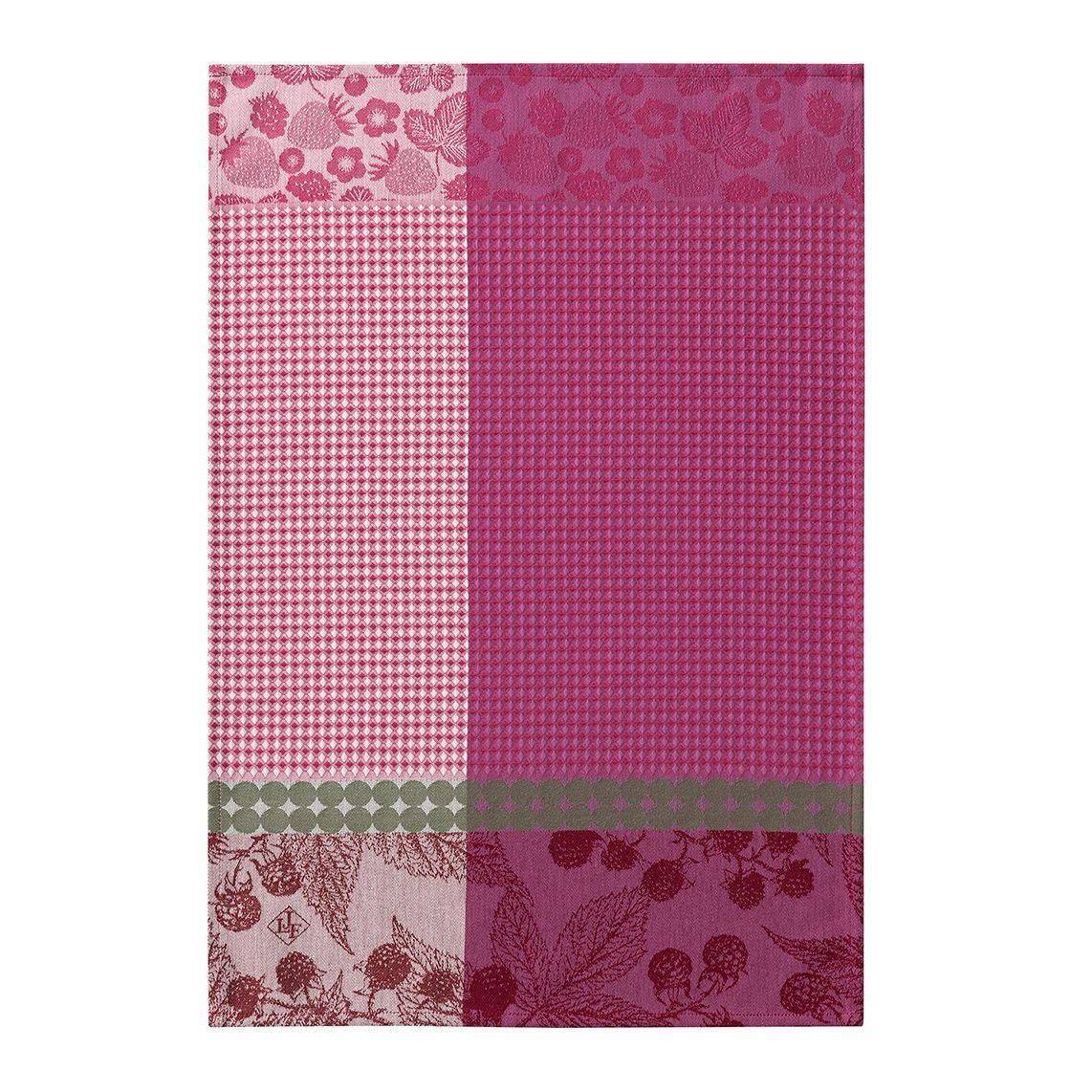 Handtuch "Cueillette D´Ete" framboise, 38x54, Baumwolle