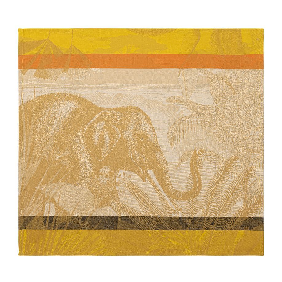 Serviette "Sinharaja" fauve, 50x50, Baumwolle