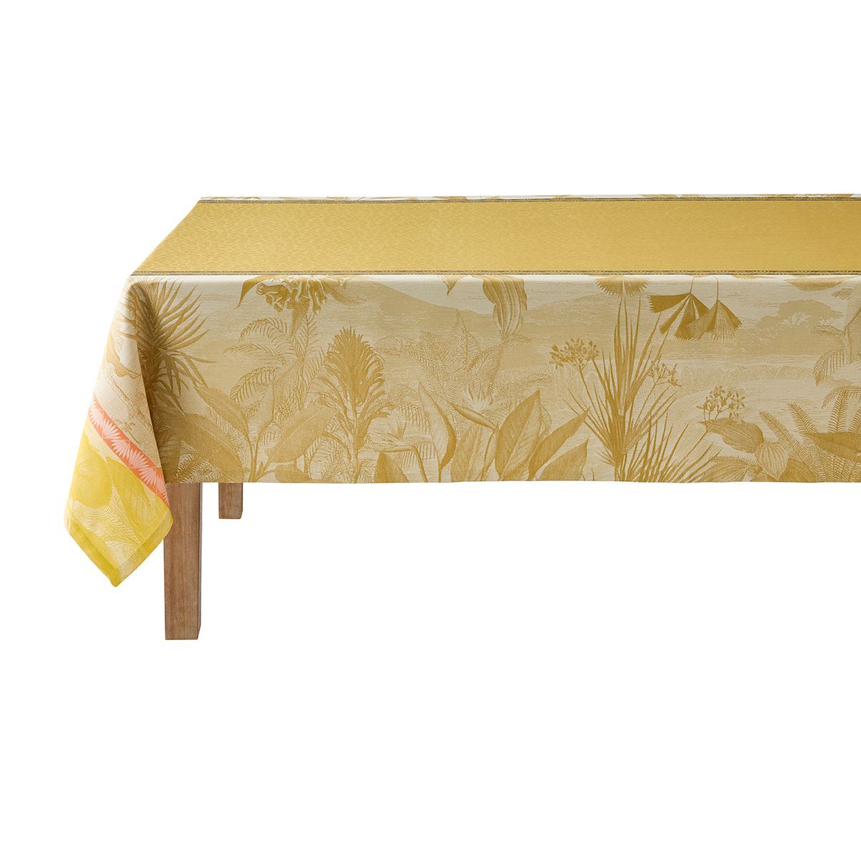 Tischdecke "Sinharaja" fauve, 150x150, Baumwolle