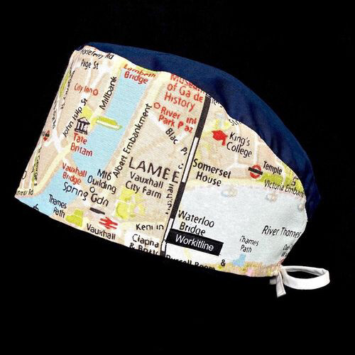 Cuffia London Map Blu Notte