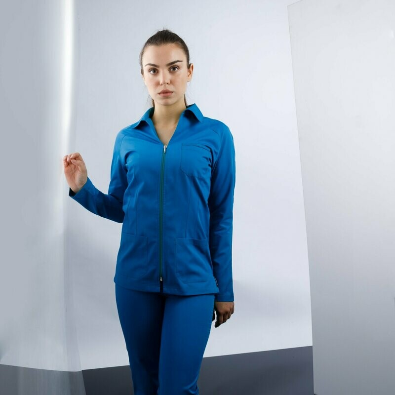 Casacca Marina Modello Donna Slim Fit 100% COTONE
