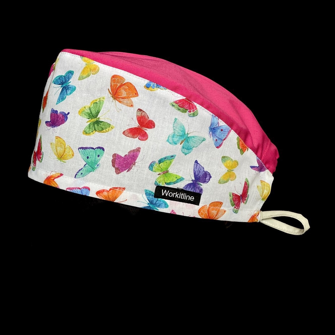 Cuffia Farfalle Fucsia