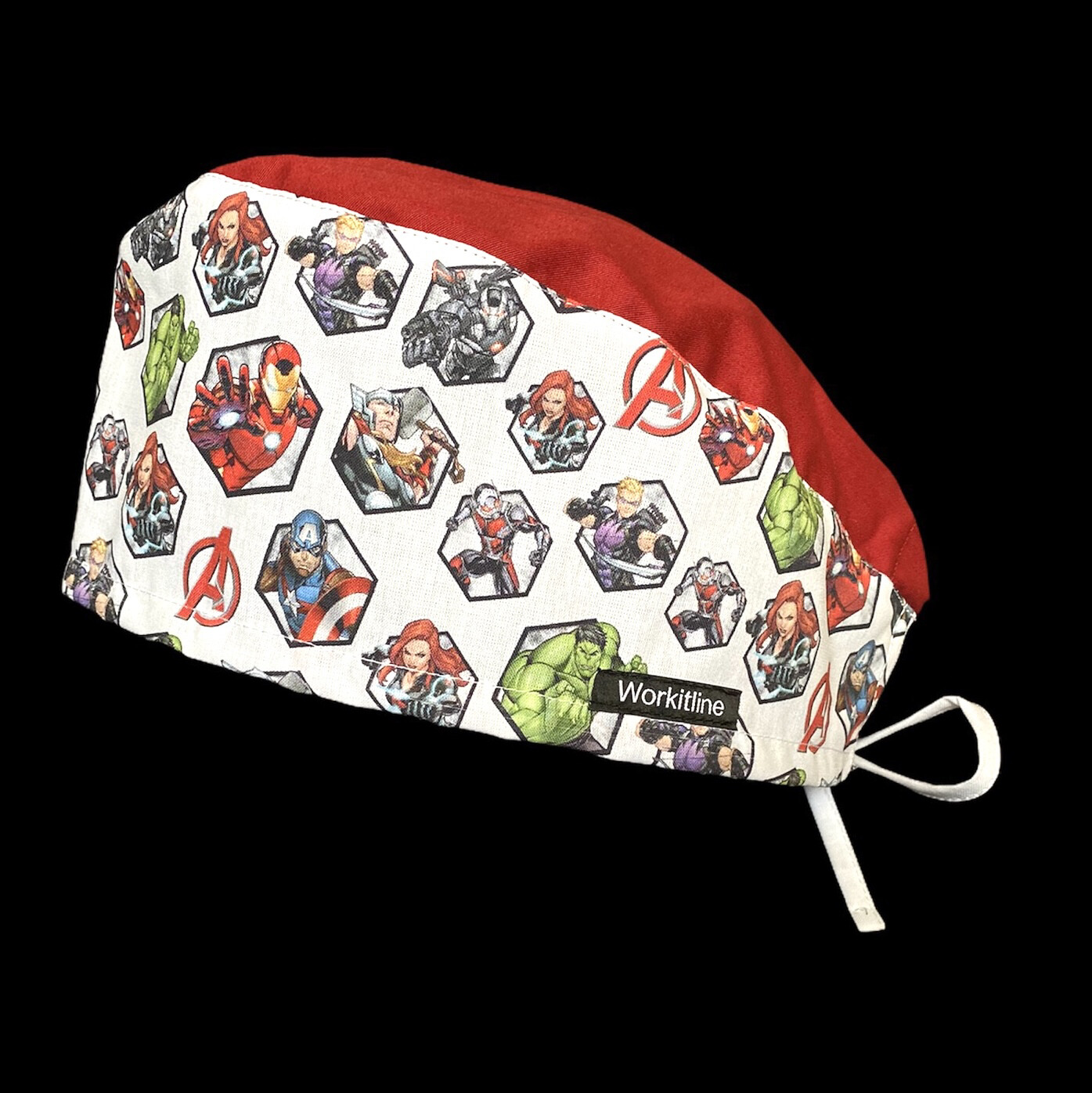 Cuffia Avengers Rosso India
