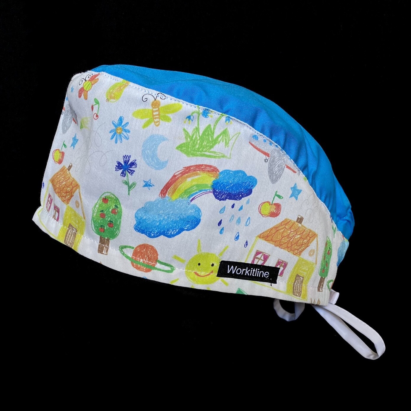 Cuffia Arcobaleno Turchese