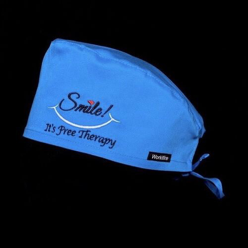 Cuffia C/Ricamo Smile Therapy Vari Colori