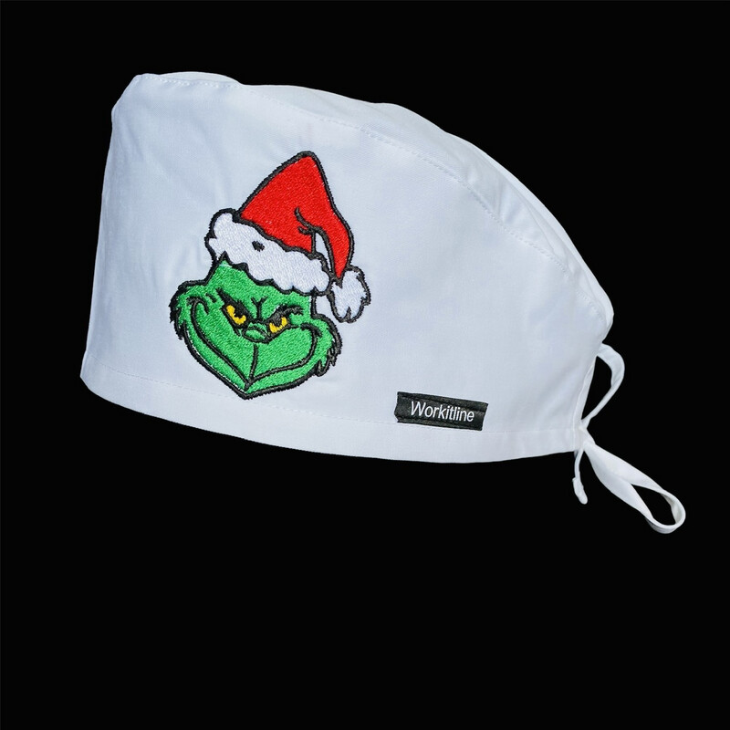 Cuffia C/Ricamo Grinch Vari Colori Cuffia C/Ricamo Grinch Vari Colori