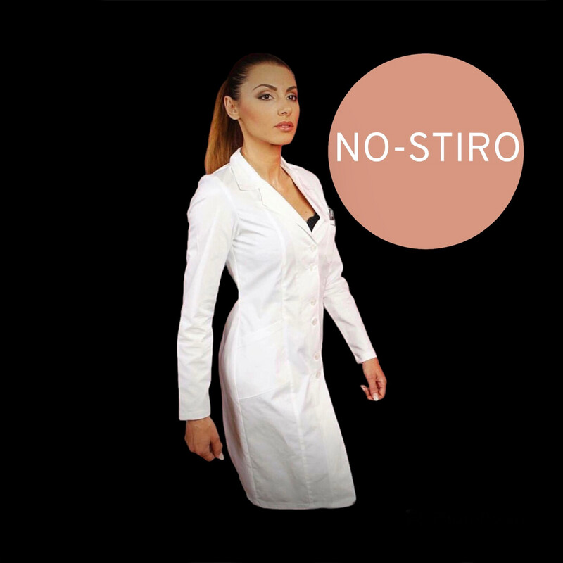 Camice Farma D  NO STIRO STRETCH Mod. Donna Slim fit