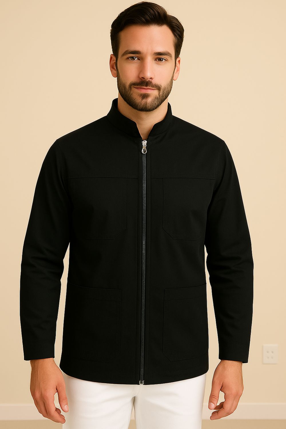 Casacca Simone Modello Uomo Slim Fit 100% COTONE