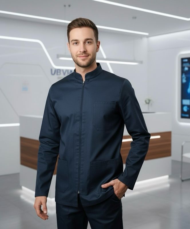Casacca Andrea Modello Uomo Comfort 97% Cotone 3% Elastam
