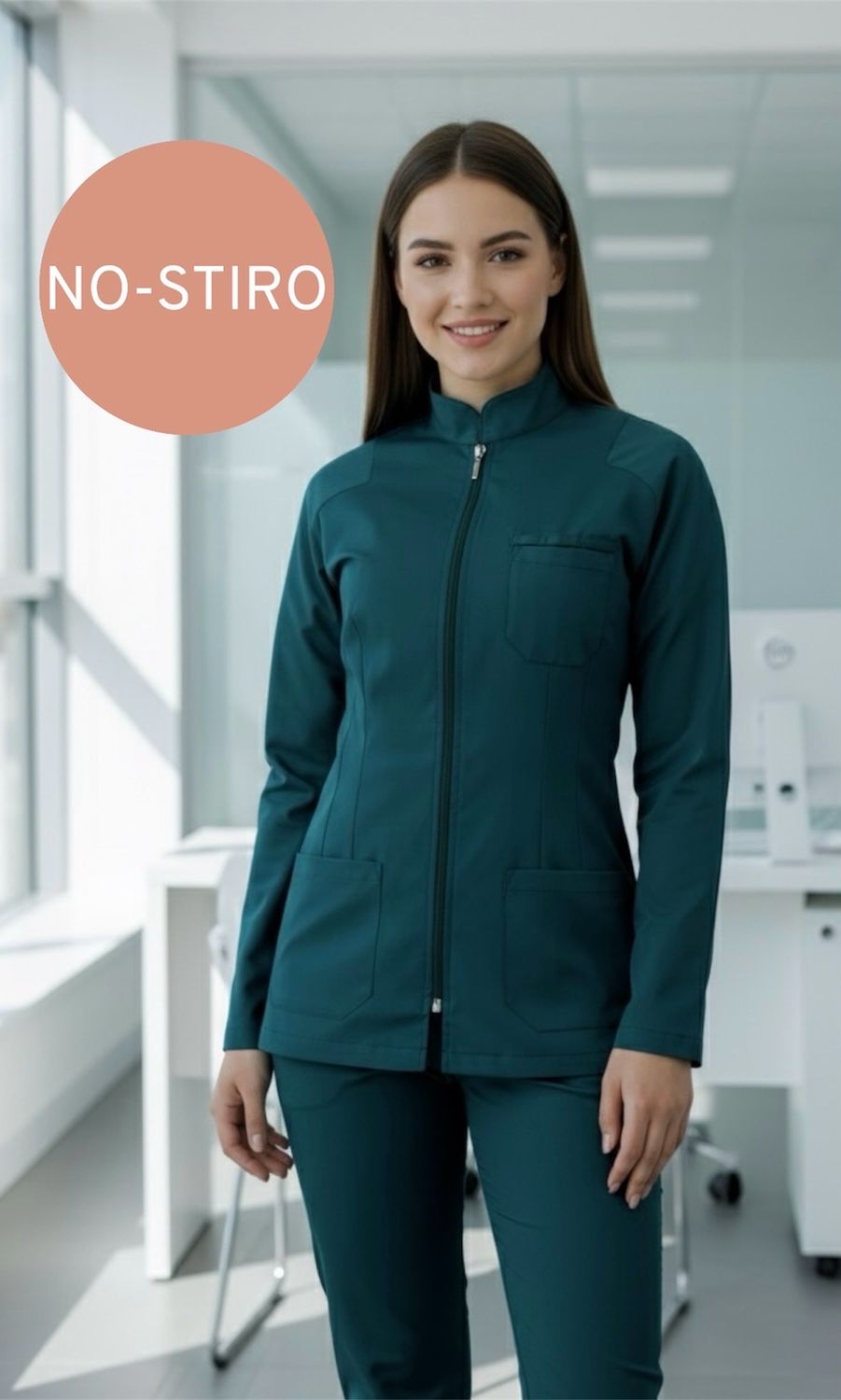 Casacca Veronica NO STIRO STRETCH Modello Slim Fit