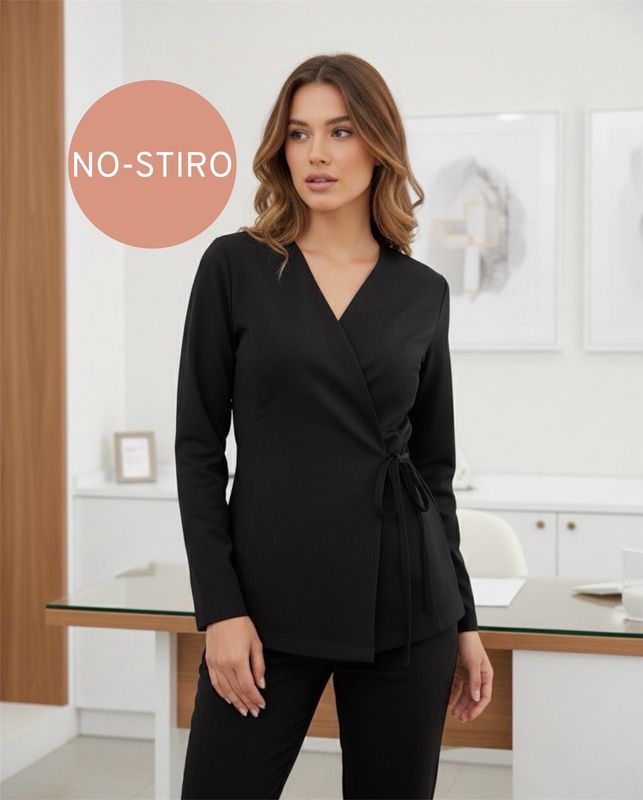 Kimono Francy NO STIRO STRETCH Modello donna Comfort Kimono Francy NO STIRO STRETCH Modello donna Comfort